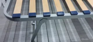 Somier 90x200 con patas metálicas plegables