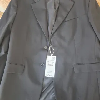 Chaqueta de vestir Zara negra