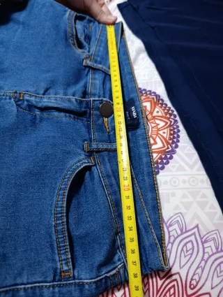 Conjunto Top Lunares y Pantalón Vaquero Mujer