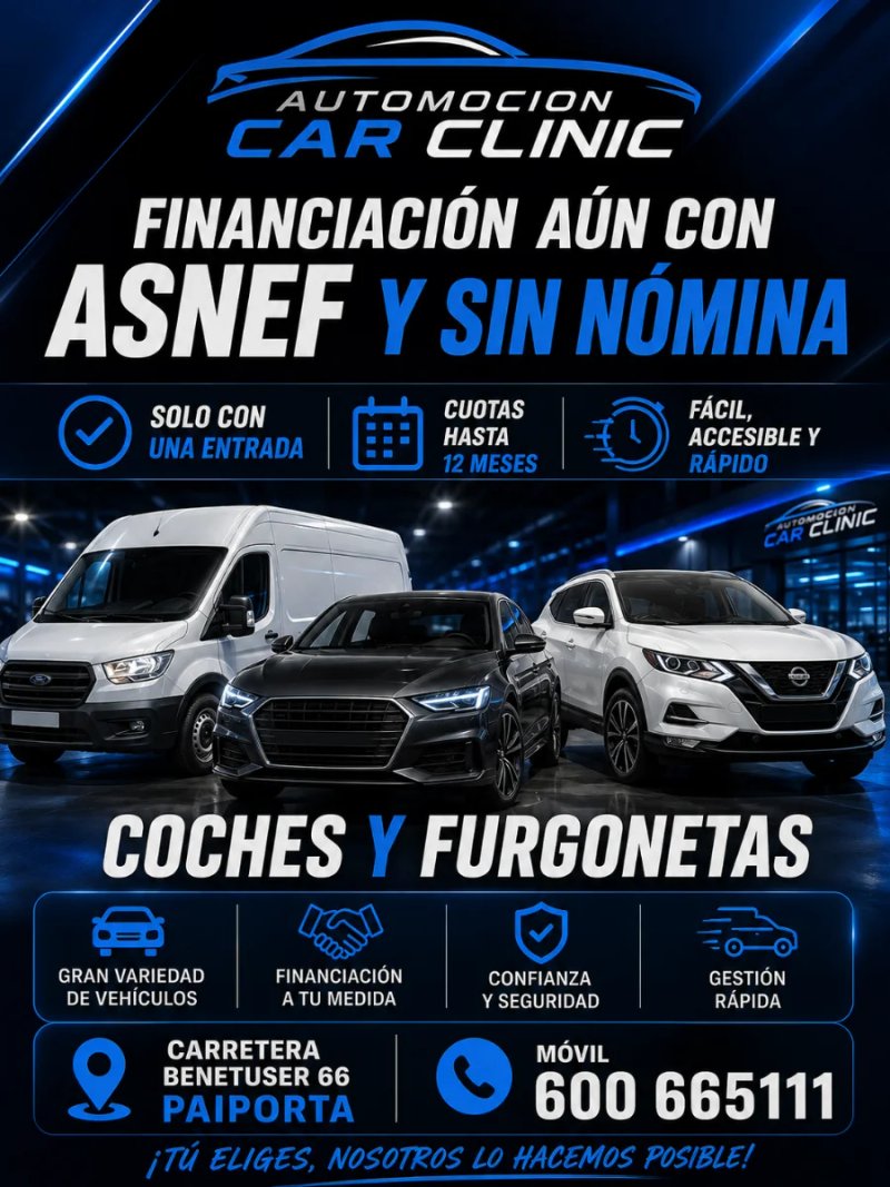 FINANCIACION COCHES AUN CON ASNEF Y SIN NOMINA - foto 1