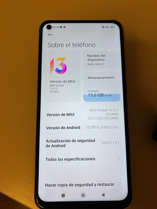 Xiaomi Redmi Note 9 Nero