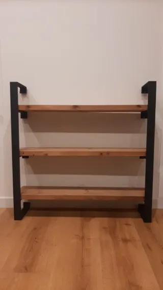 Estantería Hierro y Madera