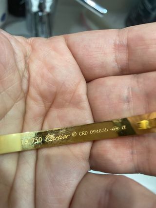 Pulsera Cartier brazalete