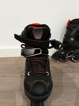 Patines negros con bolsa