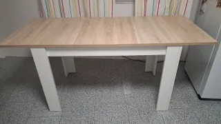 Mesa de comedor extensible madera