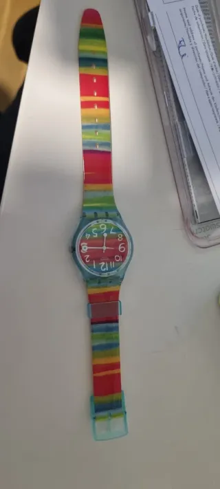 Reloj Swatch Gent Original - Diseño Multicolor