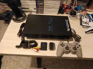 Consola PS2 Fat Negra