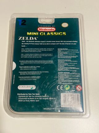 Mini Classics Zelda Nintendo Dorado Sellado 1998