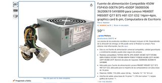 Fuente Alimentación FSP 450W ATX 80 Plus Platinum