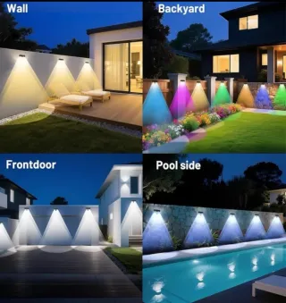 Set 4 Luces Solares Exterior