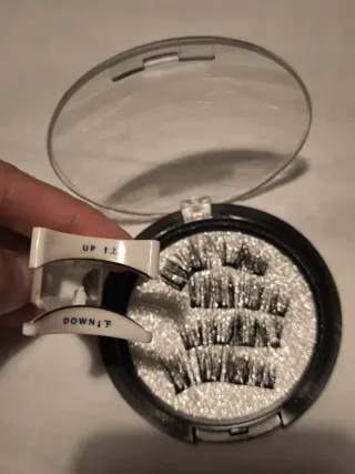 Set 2 Ciglia finte,Magnetic lashes+linea precision