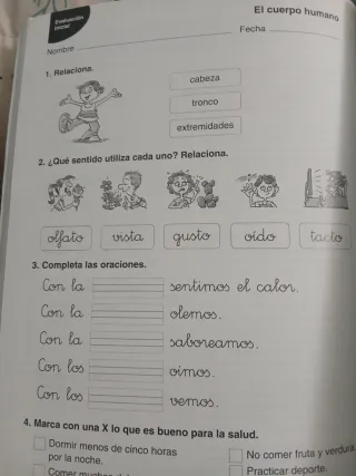 Cuaderno repaso primero primaria
