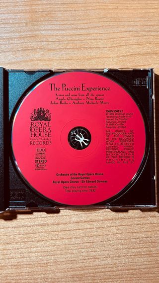 The Puccini Experience CD Royal Opera House