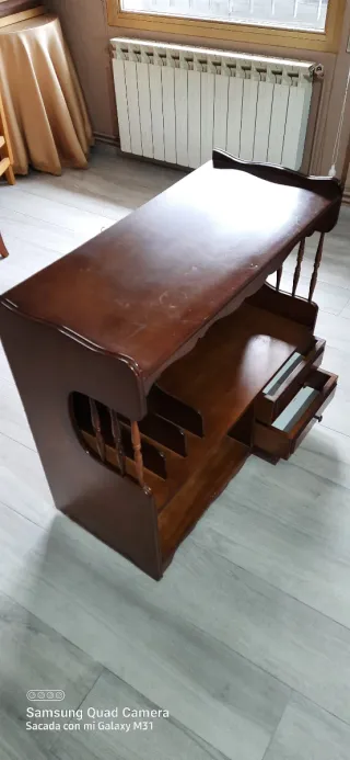 Mesa Auxiliar Madera Marrón