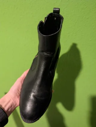 Botas de Piel Negras