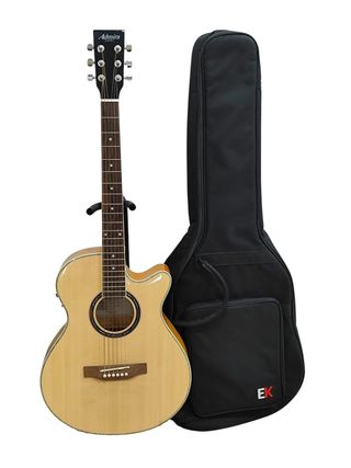 GUITARRA ELECTROACUSTICA ADMIRA INDIANA + FUNDA + CABLE