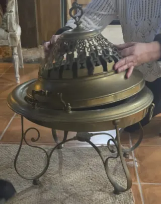 Brasero antiguo restaurado