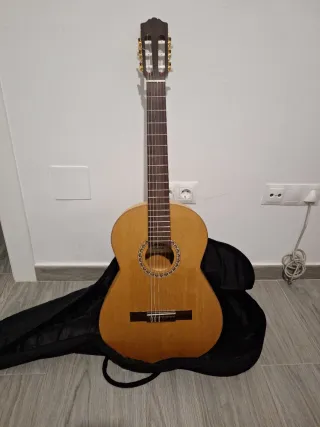 Guitarra española mas funda