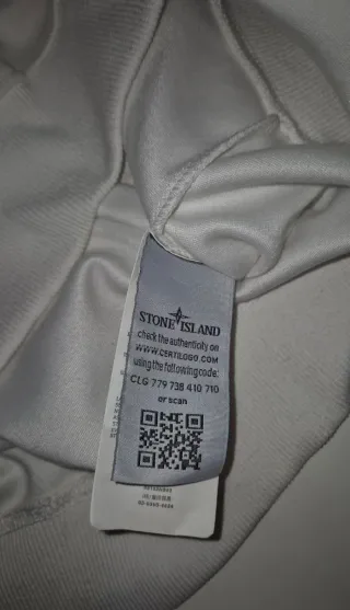 Felpa Stone Island Bianca