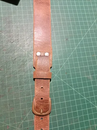 Correa de cuero para guitarra/bajo