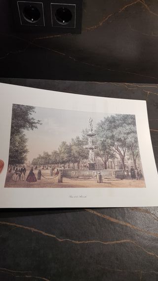 Láminas Grabados Antiguos Málaga