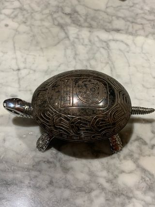 Timbre de tortuga con publicidad