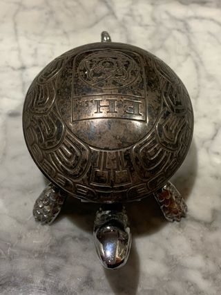 Timbre de tortuga con publicidad