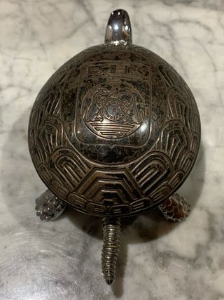 Timbre de tortuga con publicidad