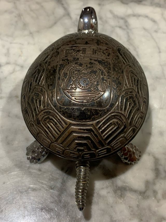 Timbre de tortuga con publicidad