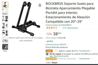 Soporte de suelo para bicicleta