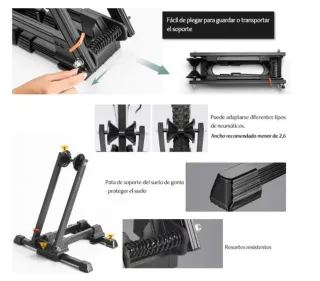 Soporte de suelo para bicicleta