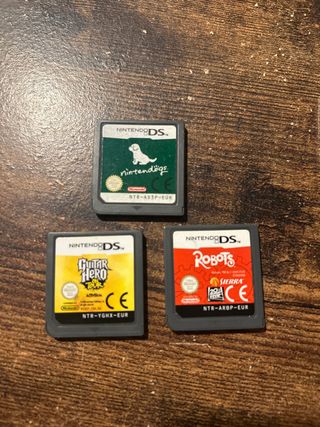 Juegos Nintendo DS: Nintendogs, Guitar Hero, Robot