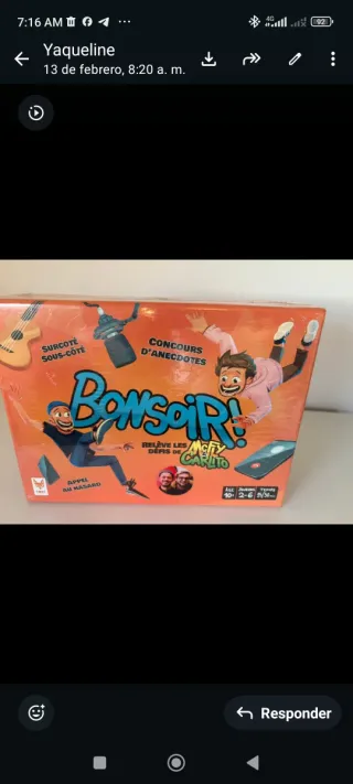 Juego de mesa Bonsoir! McFly & Carlito