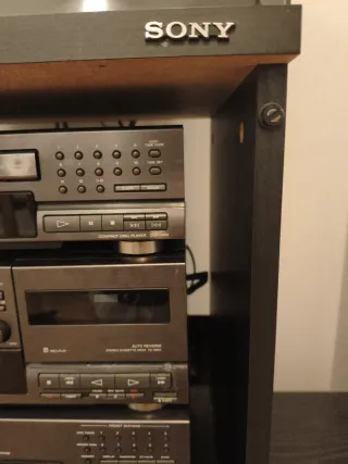 SONY LBT-607 HIFI + MUEBLE + MANDO + MANUAL + VHS