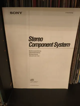 SONY LBT-607 HIFI + MUEBLE + MANDO + MANUAL + VHS