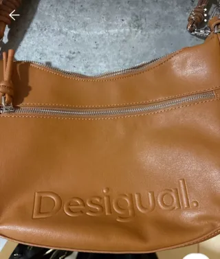 Bolso bandolera Desigual marrón