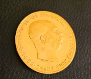 Moneda 100 Coronas 1915 Oro
