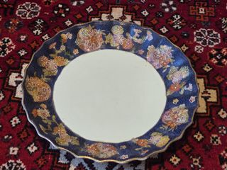 Plato Decorativo Porcelana Estilo Imari 38cm dia.