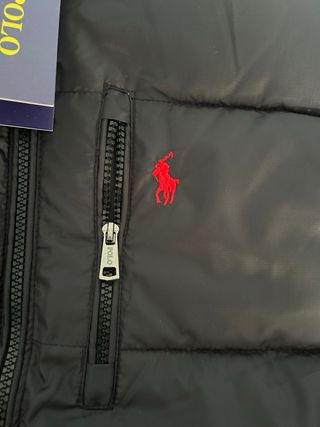 Chaqueta Polo Ralph Lauren Negra con Capucha Talla