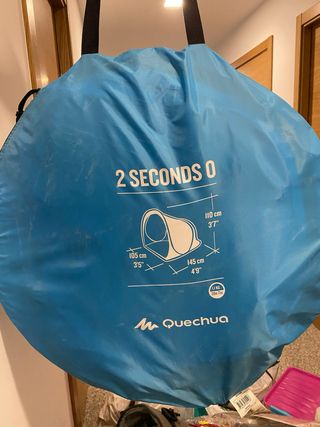 Tienda Quechua 2 Seconds 0 Azul