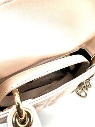 Bolso Lady Dior Beige y Dorado