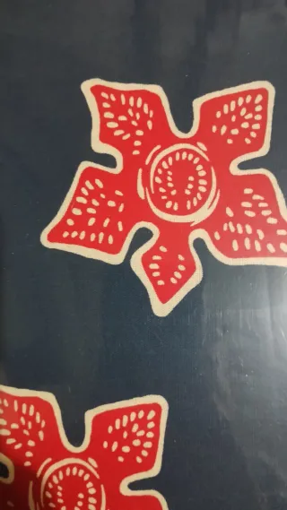 Plaid imbottito Stranger Things Blu/Rosso