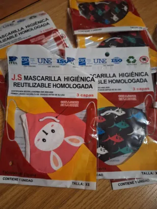 Mascarillas infantiles