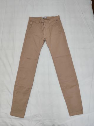 Pull&Bear Calças chino bege