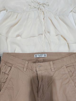 Pull&Bear Calças chino bege