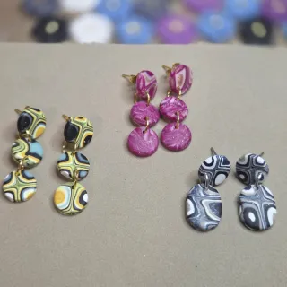 Pack Pendientes Arcilla Polimérica