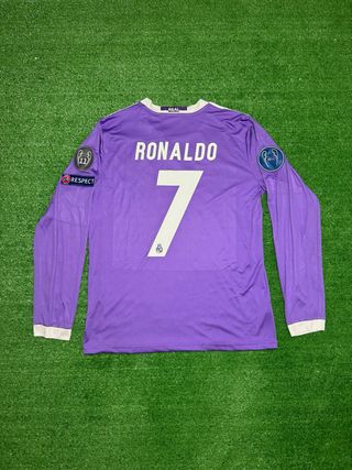 Camiseta Real Madrid Ronaldo Morada Larga