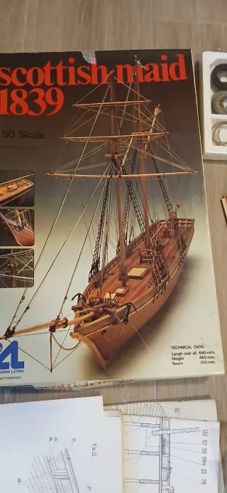 Maqueta Barco Scottish Maid 1839
