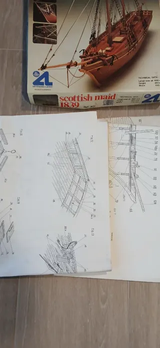 Maqueta Barco Scottish Maid 1839