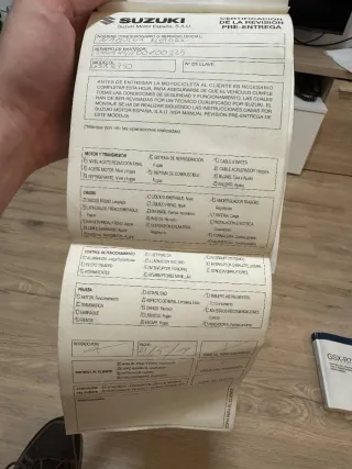 Suzuki GSXR 750 Año 2014